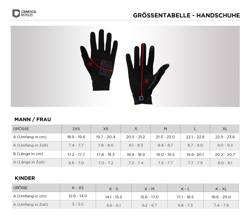 COMMENCAL LIGHTECH GLOVES CHALK